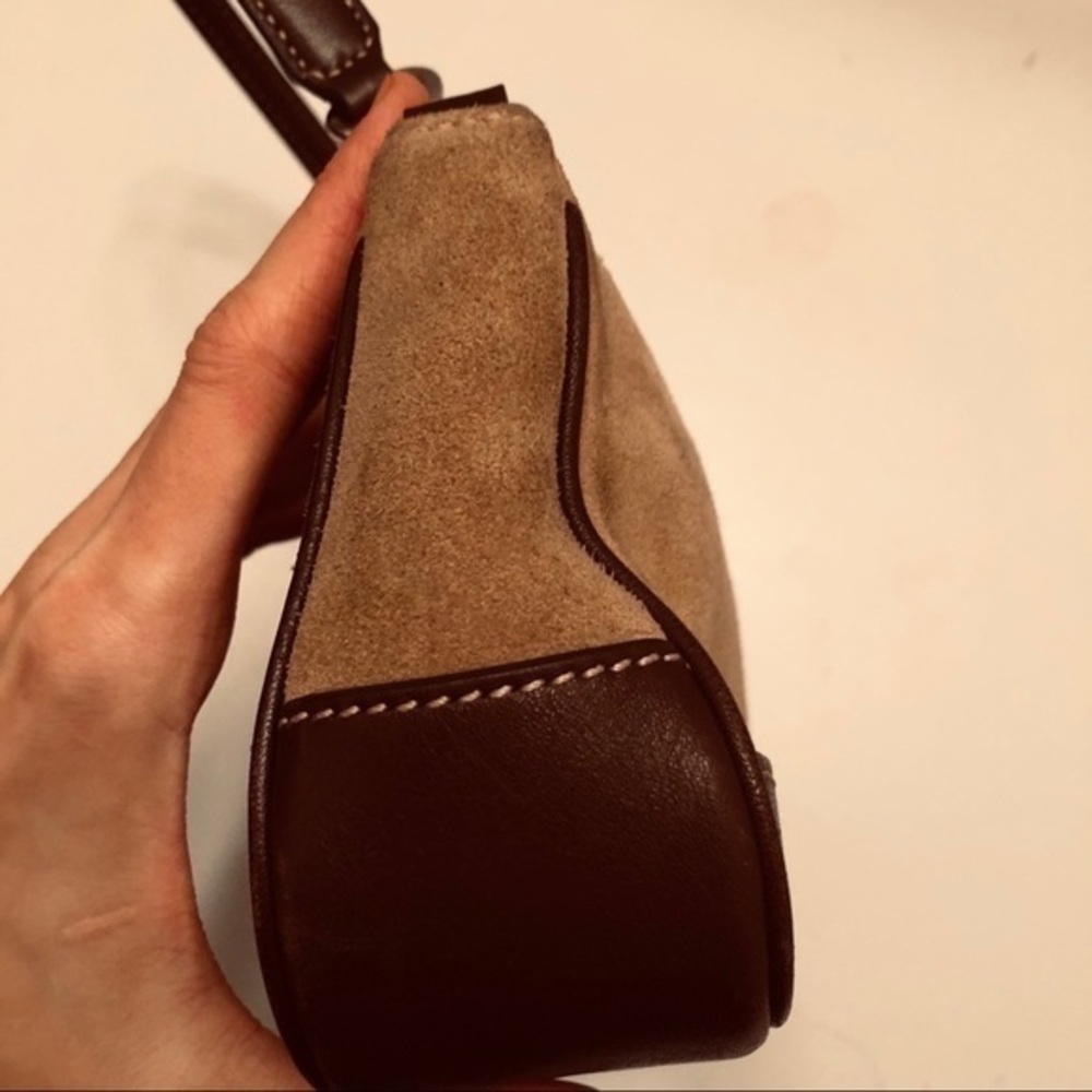 Coach Demi mini bag tan suede brown leather - Picture 8 of 12